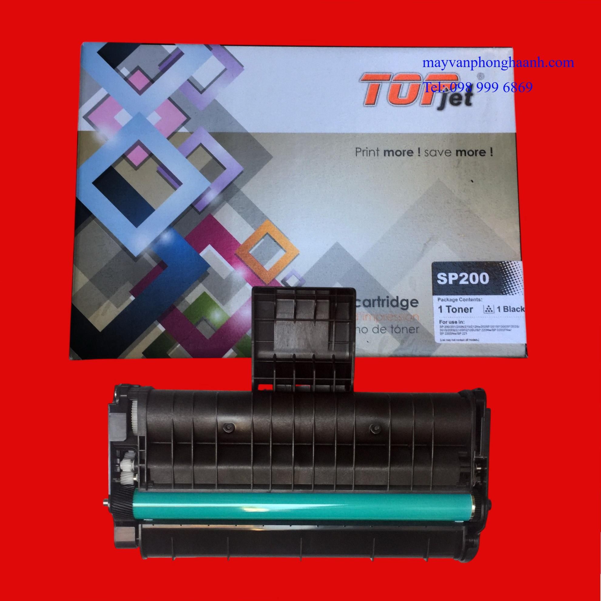 Cận cảnh hộp mực máy in Ricoh SP 210