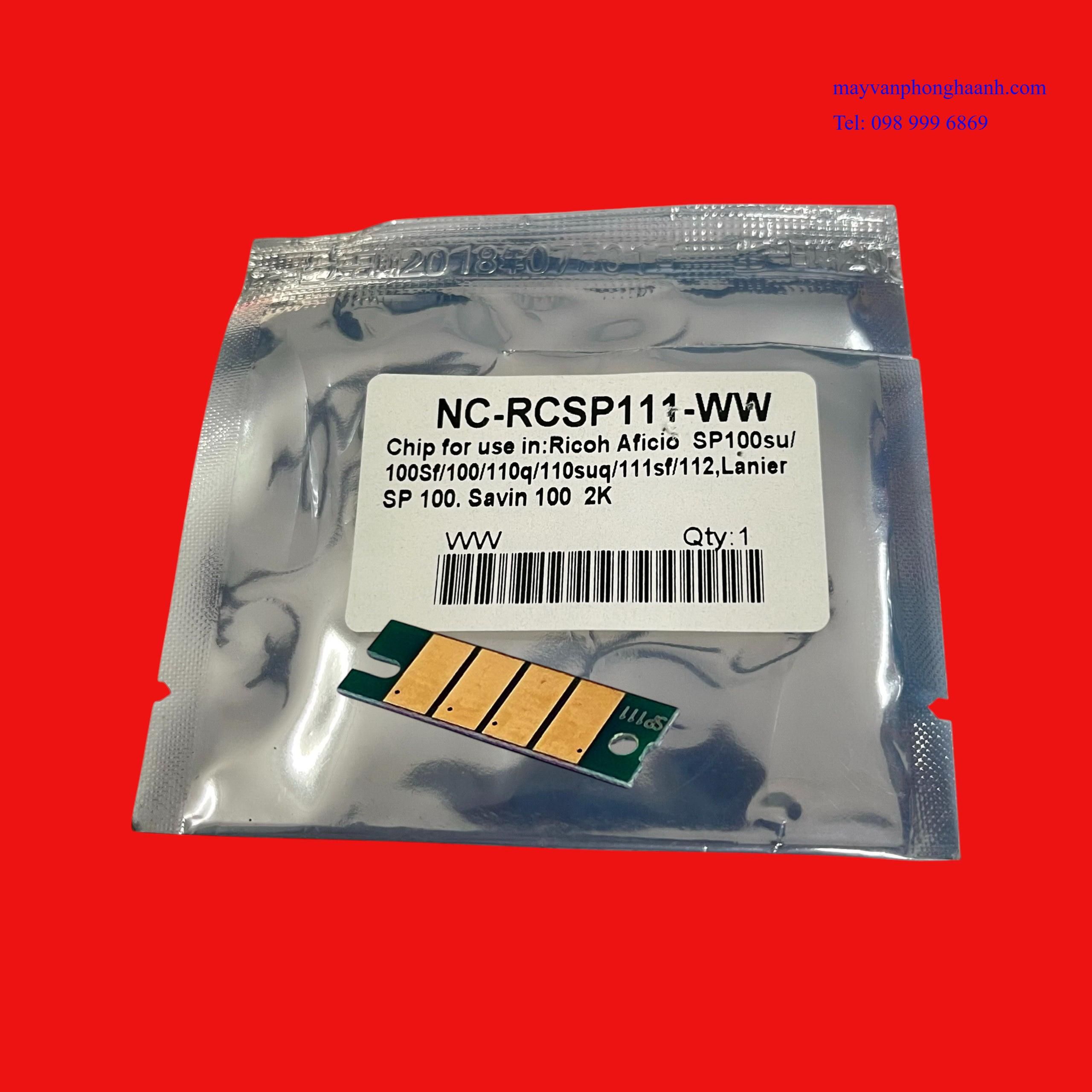 Chíp mực Ricoh 100/ Chíp mực Ricoh 110/ Chíp mực Ricoh 111/ Chíp mực Ricoh 112/ Chíp mực Ricoh