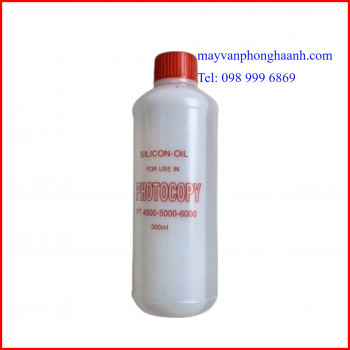 Dầu Silicon dùng cho máy photocopy, máy in và các loại máy văn phòng - Chai 500ml