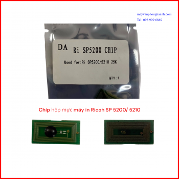 Chíp hộp mực máy in Ricoh SP 5200/ 5210