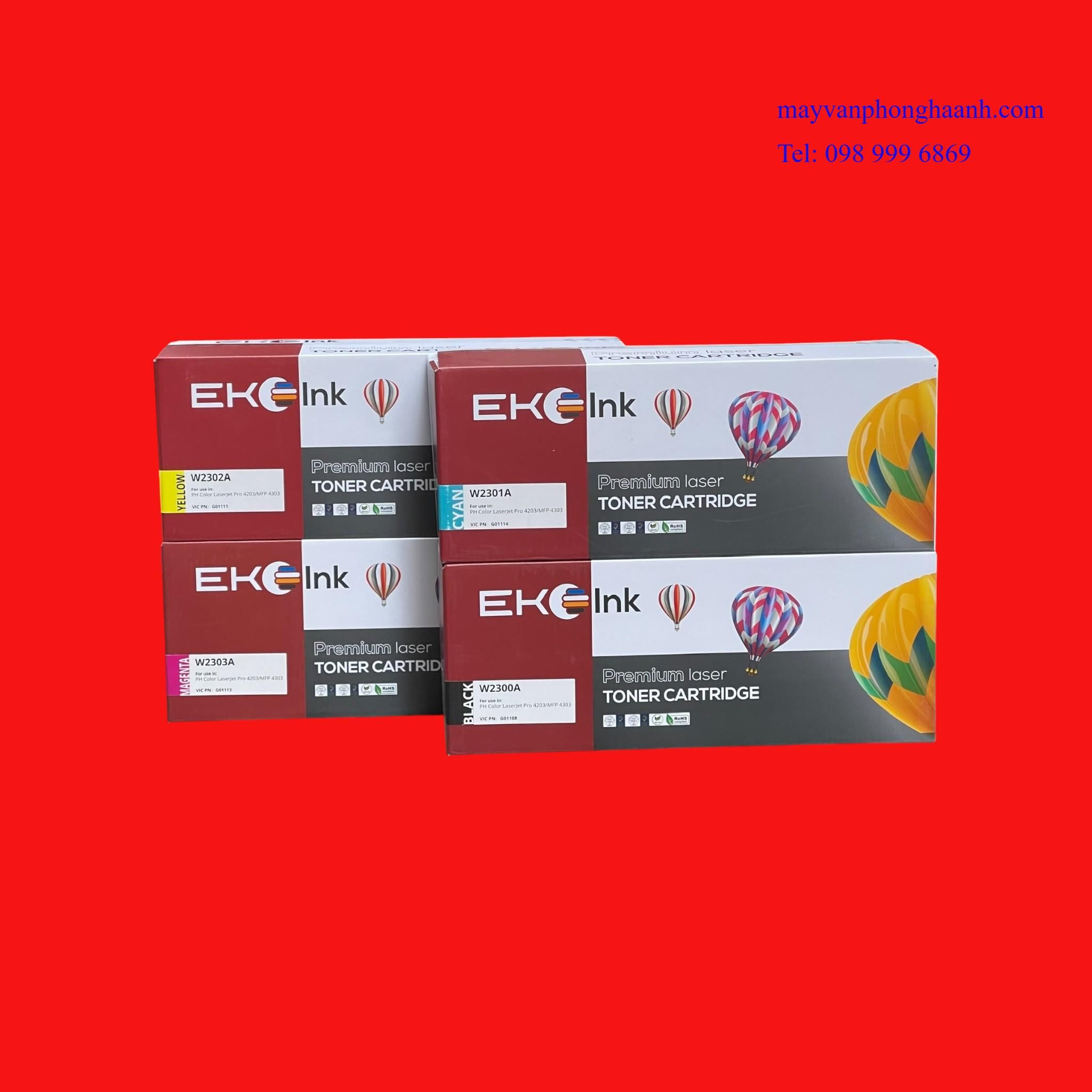 Hộp mực W2300A/ Hộp mực W2301A/ Hộp mực W2302A/ Hộp mực W2303A/ Hộp mực máy in Laser mầu HP 4203dn/ Hộp mực máy in Laser mầu HP 4303dn