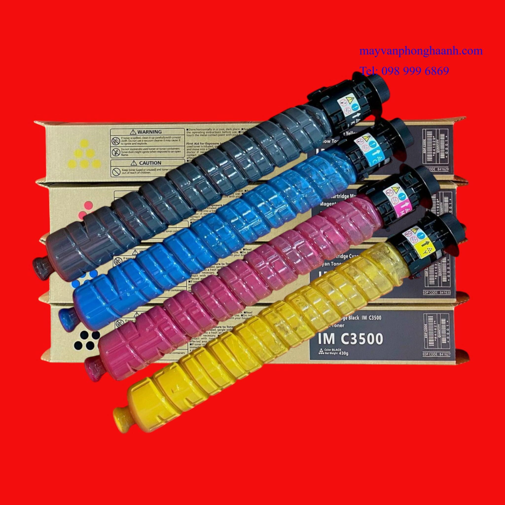Mực máy Ricoh MP C3003/ Mực máy Ricoh MP C4503/ Mực máy Ricoh MP C4504/ Mực máy Ricoh MP C6003/ Mực máy Ricoh IM C2500/ Mực máy Ricoh IM C3000/ Mực máy Ricoh IM C5504/ Mực máy Ricoh IM C6000