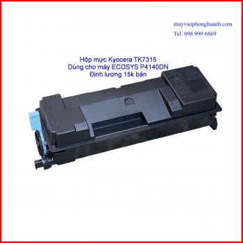 Hộp mực Kyocera TK 7315 cho máyphotocopy Kyocera ECOSYS P4135/ P4140d/ P4140dn ( Toner kit Black 15k )