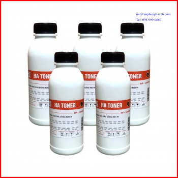 Combo 5 lọ mực đổ ( Nạp ) cho hộp mực Canon 337/ 312/ 313/ 325/ 326/ 328/ HP 35A/ 36A/ 78A/ 83A/ 85A - Thương hiệu HA TONER