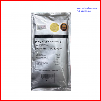 Bột từ Type 21 CET: Cho máy photocopy Ricoh 1060/ 1075/ 2060/ 2075/ 7500/ 7000/ 8000/ 6001/ 7001/7502/ 7503/ 8001/ 9001/ 9002 (Developer Type 21 - CET )